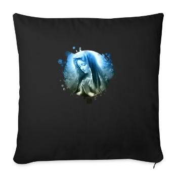 Holly Mary Maria Madonna Mariana Virgin Mary Holy - Sofa pillowcase 17,3'' x 17,3'' (45 x 45 cm) - black - Front