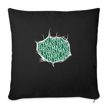 Beagle Lovers Animal Pet Cat Drôle Gym Noël - Housse de coussin décorative 45 x 45 cm - noir - Devant