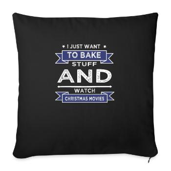 Dinosaurs Funny Sayings Mom Dinosaur Fan - Sofa pillowcase 17,3'' x 17,3'' (45 x 45 cm) - black - Front