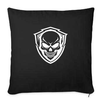 Armée, Guerre, Militaire, Uniforme, Force, Soldat Camouflage - Housse de coussin décorative 45 x 45 cm - noir - Devant