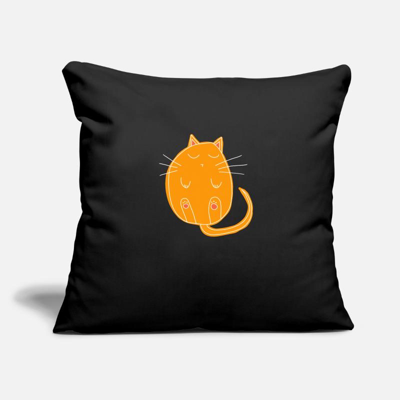 sleeping cat Sofa pillowcase 17,3'' x 17,3'' (45 x 45 cm)