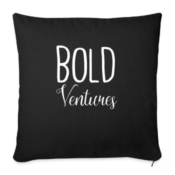 business development gift birthday present idea - Sofakissenbezug 45 x 45 cm - Schwarz - Vorne