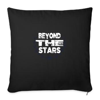 Humor Sayings Space Technology Gift - Sofa pillowcase 17,3'' x 17,3'' (45 x 45 cm) - black - Front