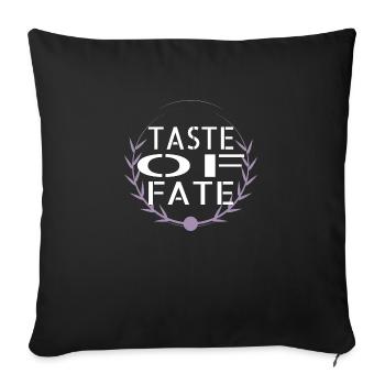Culinary Inspiration Fun Serendipity Present - Sofa pillowcase 17,3'' x 17,3'' (45 x 45 cm) - black - Front