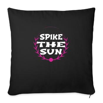 Beach Volleyball Tournaments Present Idea - Sofa pillowcase 17,3'' x 17,3'' (45 x 45 cm) - black - Front