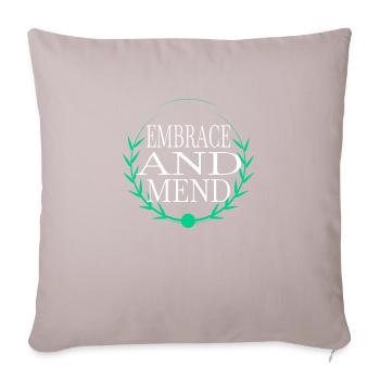 blagues géniales citations de soutien geek - Housse de coussin décorative 45 x 45 cm - taupe clair - Devant