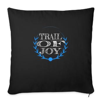 Inner Bliss Biking Fitness Funny Quote - Sofa pillowcase 17,3'' x 17,3'' (45 x 45 cm) - black - Front