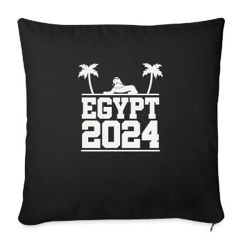 egypt 2024 - Sofakissenbezug 45 x 45 cm - Schwarz - Vorne