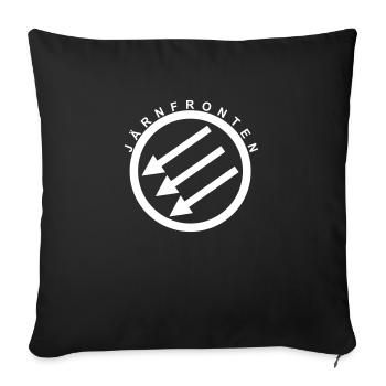 Järnfronten / Eiserne Front / Iron Front - Housse de coussin décorative 45 x 45 cm - noir - Devant