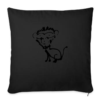 Miko - Sofa pillowcase 17,3'' x 17,3'' (45 x 45 cm) - black - Front