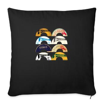 Studio One Reggae T-Shirt - Sofa pillowcase 17,3'' x 17,3'' (45 x 45 cm) - black - Front
