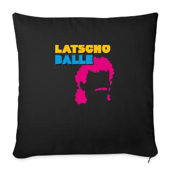 Latscho Balle - Sofakissenbezug 45 x 45 cm - Schwarz - Vorne
