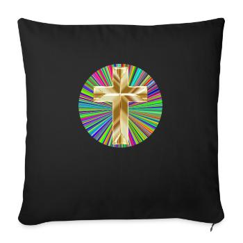 Christentum Collection - Sofakissenbezug 45 x 45 cm - Schwarz - Vorne