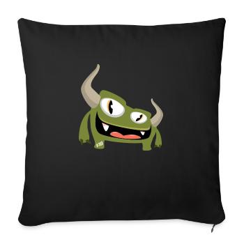 Monstaa Originaals Monster #18 - Sofa pillowcase 17,3'' x 17,3'' (45 x 45 cm) - black - Front