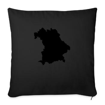 Bayern - Sofakissenbezug 45 x 45 cm - Schwarz - Vorne