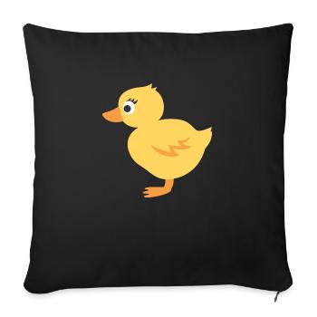 chick - Sofa pillowcase 17,3'' x 17,3'' (45 x 45 cm) - black - Front