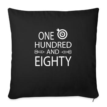 Fléchettes - Housse de coussin décorative 45 x 45 cm - noir - Devant