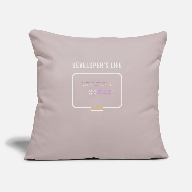 Nerd Developer Computer Science Programmer Developer Sofa pillowcase 17,3'' x 17,3'' (45 x 45 cm)