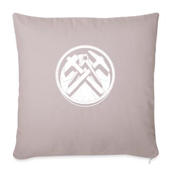 Dachdecker Zunft Wappen Handwerk Handwerker Dach - Sofakissenbezug 45 x 45 cm - helles Taupe - Vorne