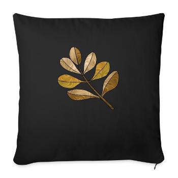 Liste - Sofakissenbezug 45 x 45 cm - Schwarz - Vorne