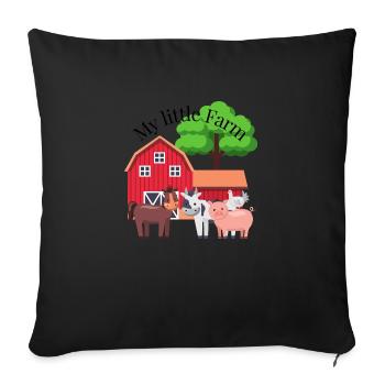 Baby sayings Baby clothes Children's clothing - Sofa pillowcase 17,3'' x 17,3'' (45 x 45 cm) - black - Front