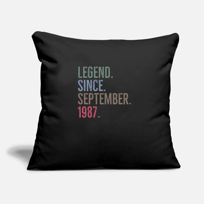 Legende seit September 1987 Sofakissenbezug 45 x 45 cm