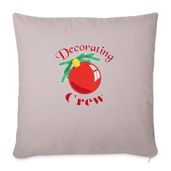 Decorating crew - Sofa pillowcase 17,3'' x 17,3'' (45 x 45 cm) - light taupe - Front