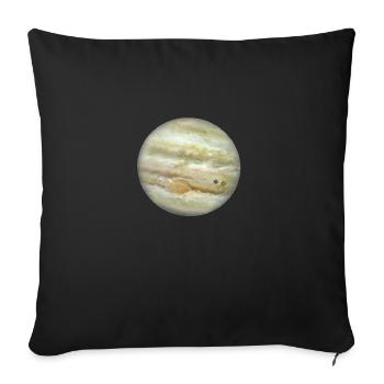Planet Jupiter - Sofakissenbezug 45 x 45 cm - Schwarz - Vorne