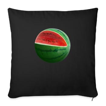 Melon Water Polo 1 - Housse de coussin décorative 45 x 45 cm - noir - Devant