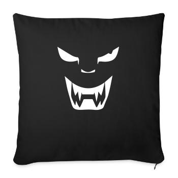 Dämon - Sofakissenbezug 45 x 45 cm - Schwarz - Vorne