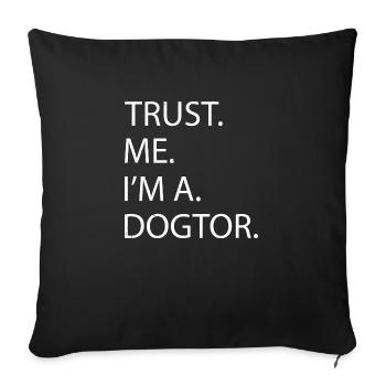 beagle dad funny quote doggie jokes present - Sofa pillowcase 17,3'' x 17,3'' (45 x 45 cm) - black - Front