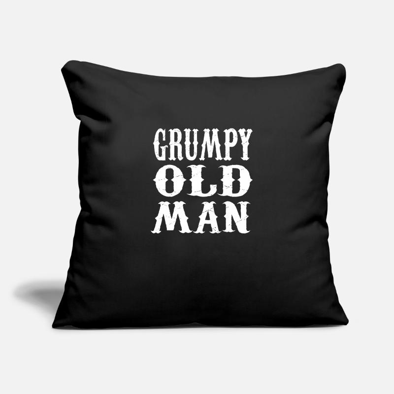 GRUMPY OLD MAN Sofa pillowcase 17,3'' x 17,3'' (45 x 45 cm)