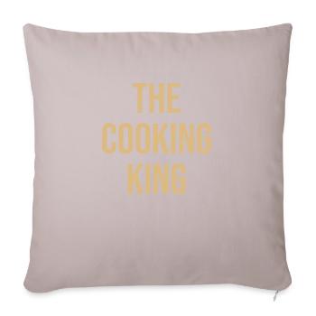 the cooking king - Sofa pillowcase 17,3'' x 17,3'' (45 x 45 cm) - light taupe - Front