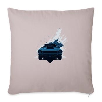 Grafitti auto - Sofa pillowcase 17,3'' x 17,3'' (45 x 45 cm) - light taupe - Front