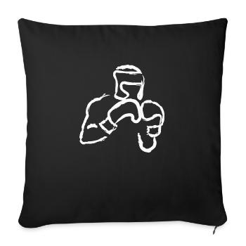 Boxer - Sofakissenbezug 45 x 45 cm - Schwarz - Vorne