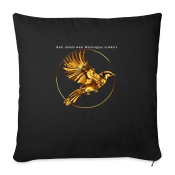 The Mockingjay - Sofakissenbezug 45 x 45 cm - Schwarz - Vorne
