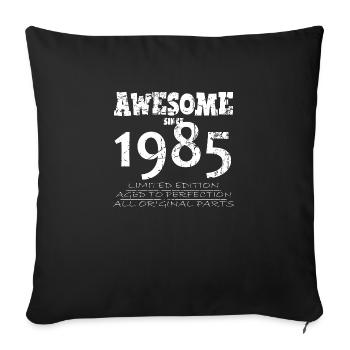 1985 - Legendary 39th Anniversary - Sofa pillowcase 17,3'' x 17,3'' (45 x 45 cm) - black - Front