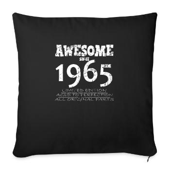 1965 - Legendary 59th Anniversary - Sofa pillowcase 17,3'' x 17,3'' (45 x 45 cm) - black - Front