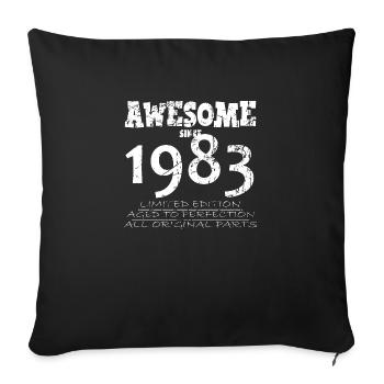 1983 - Legendary 41st Anniversary - Sofa pillowcase 17,3'' x 17,3'' (45 x 45 cm) - black - Front