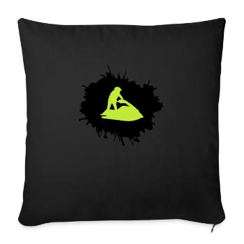 Jet Ski Blobs - Housse de coussin décorative 45 x 45 cm - noir - Devant