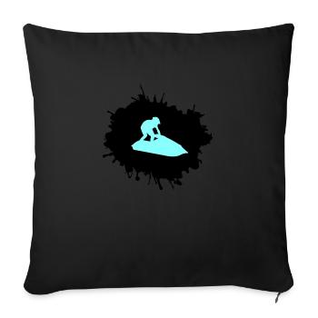 Jet Ski Blobs - Housse de coussin décorative 45 x 45 cm - noir - Devant