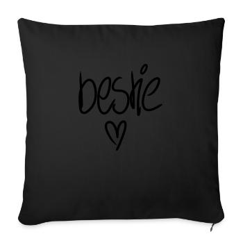 Beast - Sofa pillowcase 17,3'' x 17,3'' (45 x 45 cm) - black - Front