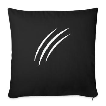 claw - Sofa pillowcase 17,3'' x 17,3'' (45 x 45 cm) - black - Front