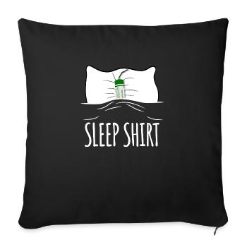 Fireworks Late risers - Sofa pillowcase 17,3'' x 17,3'' (45 x 45 cm) - black - Front