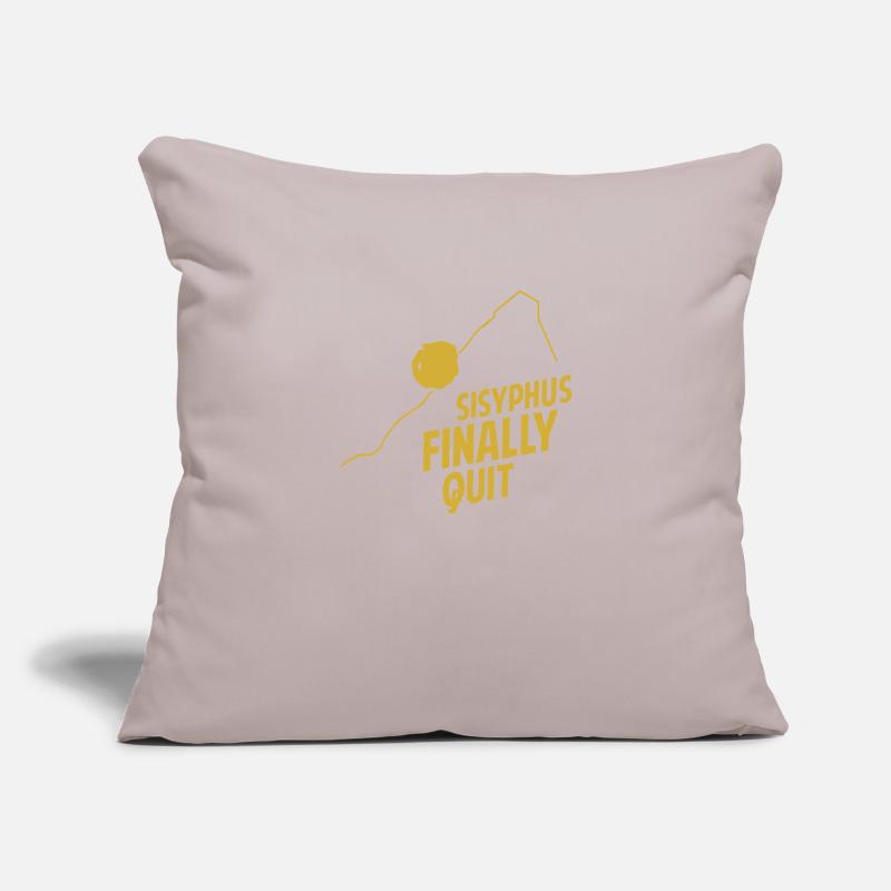 Le plan de retraite de l’absurde - Sisyphus Art Housse de coussin décorative 45 x 45 cm