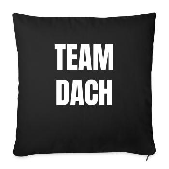 Team Dach - Sofakissenbezug 45 x 45 cm - Schwarz - Vorne