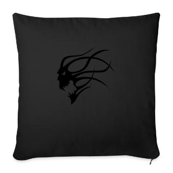 evilspirit - Housse de coussin décorative 45 x 45 cm - noir - Devant