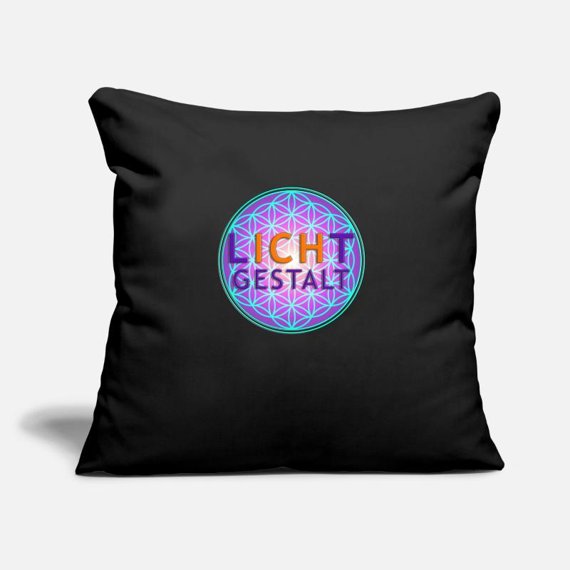 Fleur de vie | Fleur de vie | FORMULAIRE DE Housse de coussin décorative 45 x 45 cm
