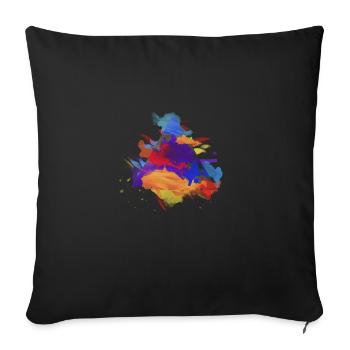 hipster - Sofakissenbezug 45 x 45 cm - Schwarz - Vorne