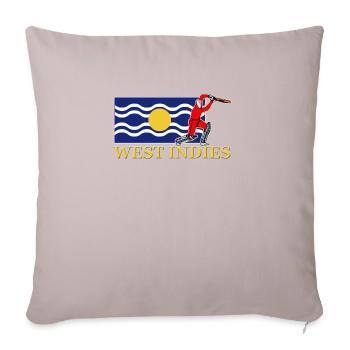 West Indies Cricket Player - Sofa pillowcase 17,3'' x 17,3'' (45 x 45 cm) - light taupe - Front